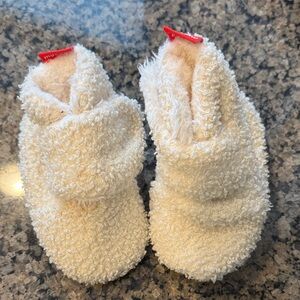 Cozy Cream Kids Slippers